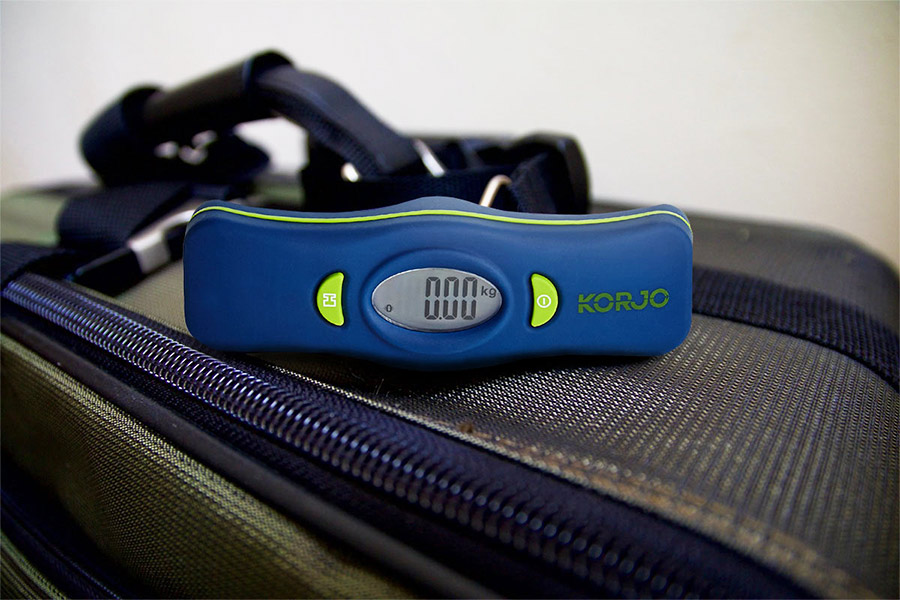 korjo digital luggage scale