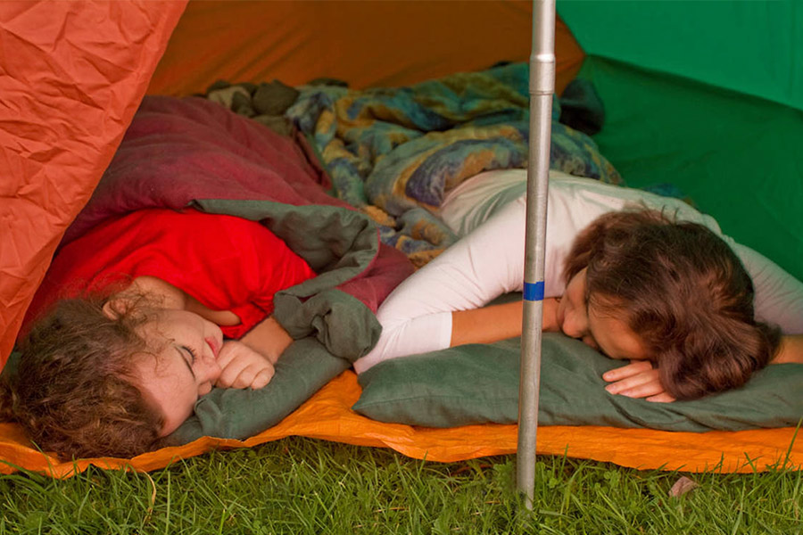 kids camping sleeping bag